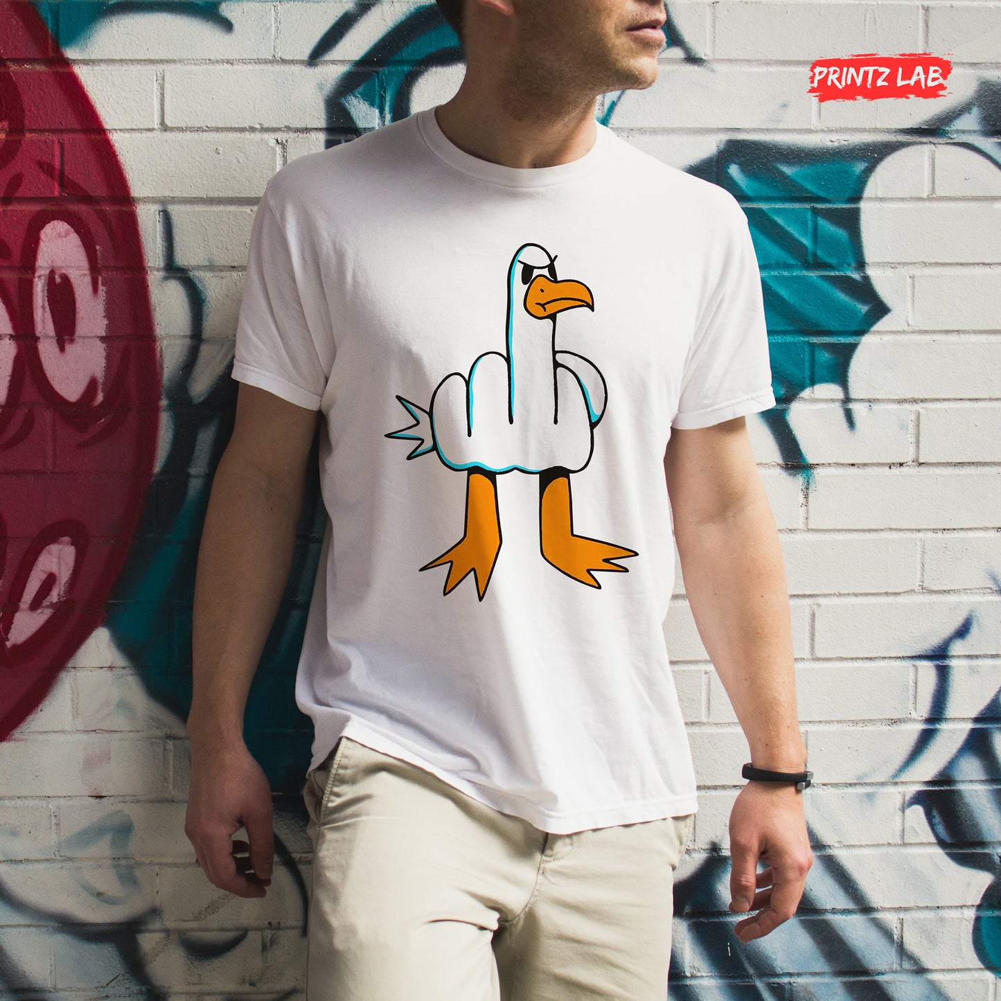 Rude Seagull - Graphic Tee - Unisex Jersey Short Sleeve T-Shirt