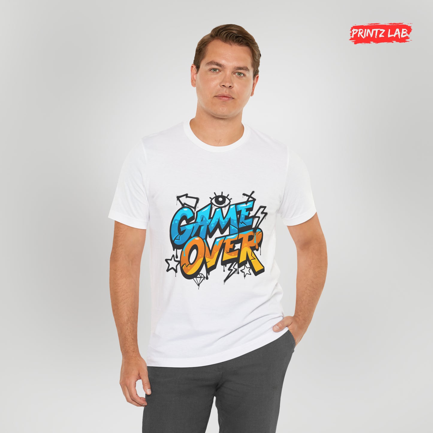 Game Over-Unisex Jersey Short Sleeve Tee