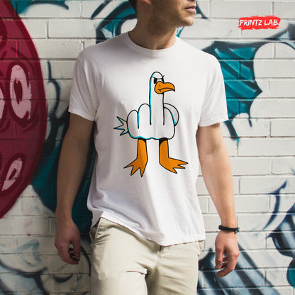 Rude Seagull - Graphic Tee - Unisex Jersey Short Sleeve T-Shirt