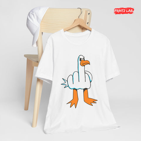 Rude Seagull - Graphic Tee - Unisex Jersey Short Sleeve T-Shirt