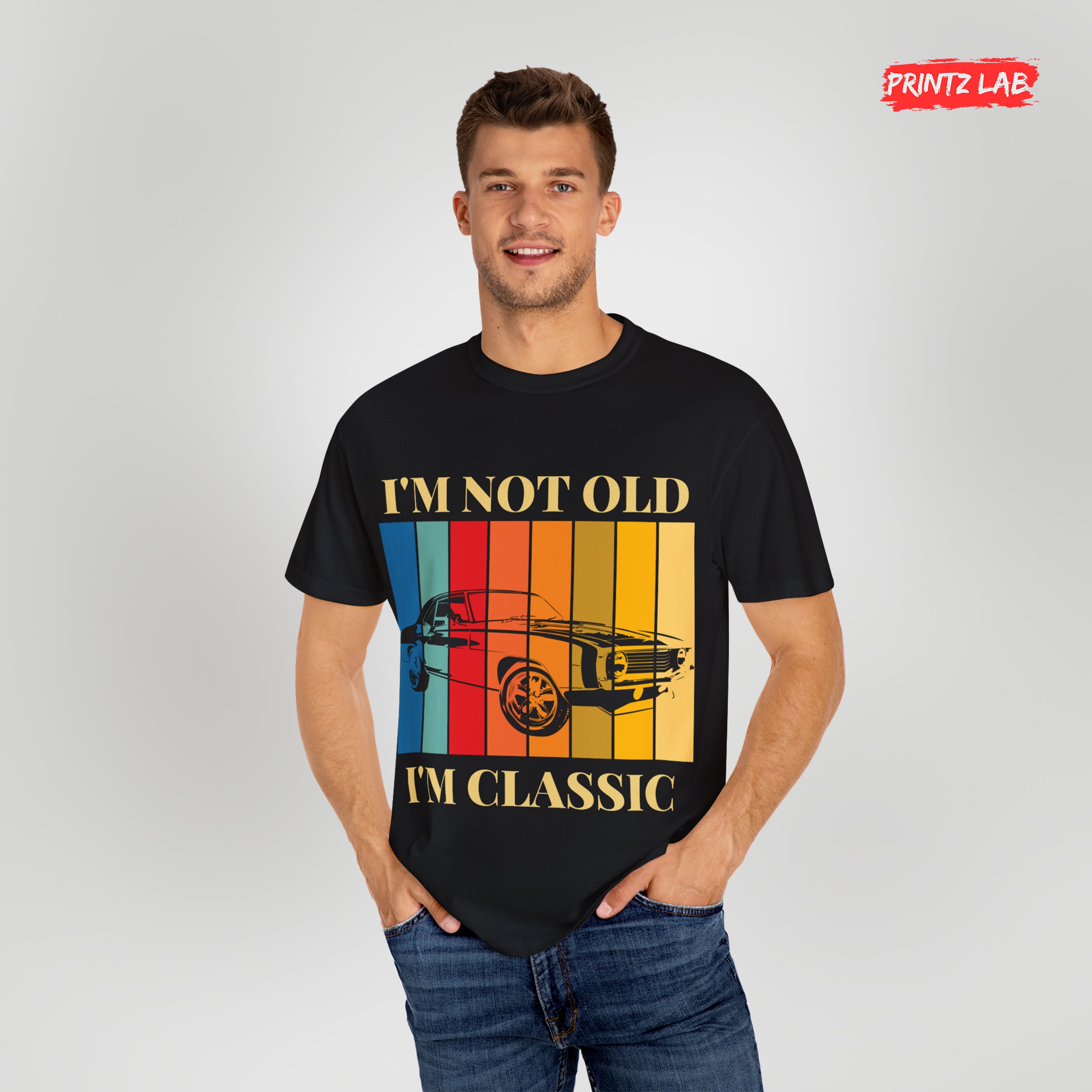 Classic Car Unisex Tee - "I'm Not Old, I'm Classic"