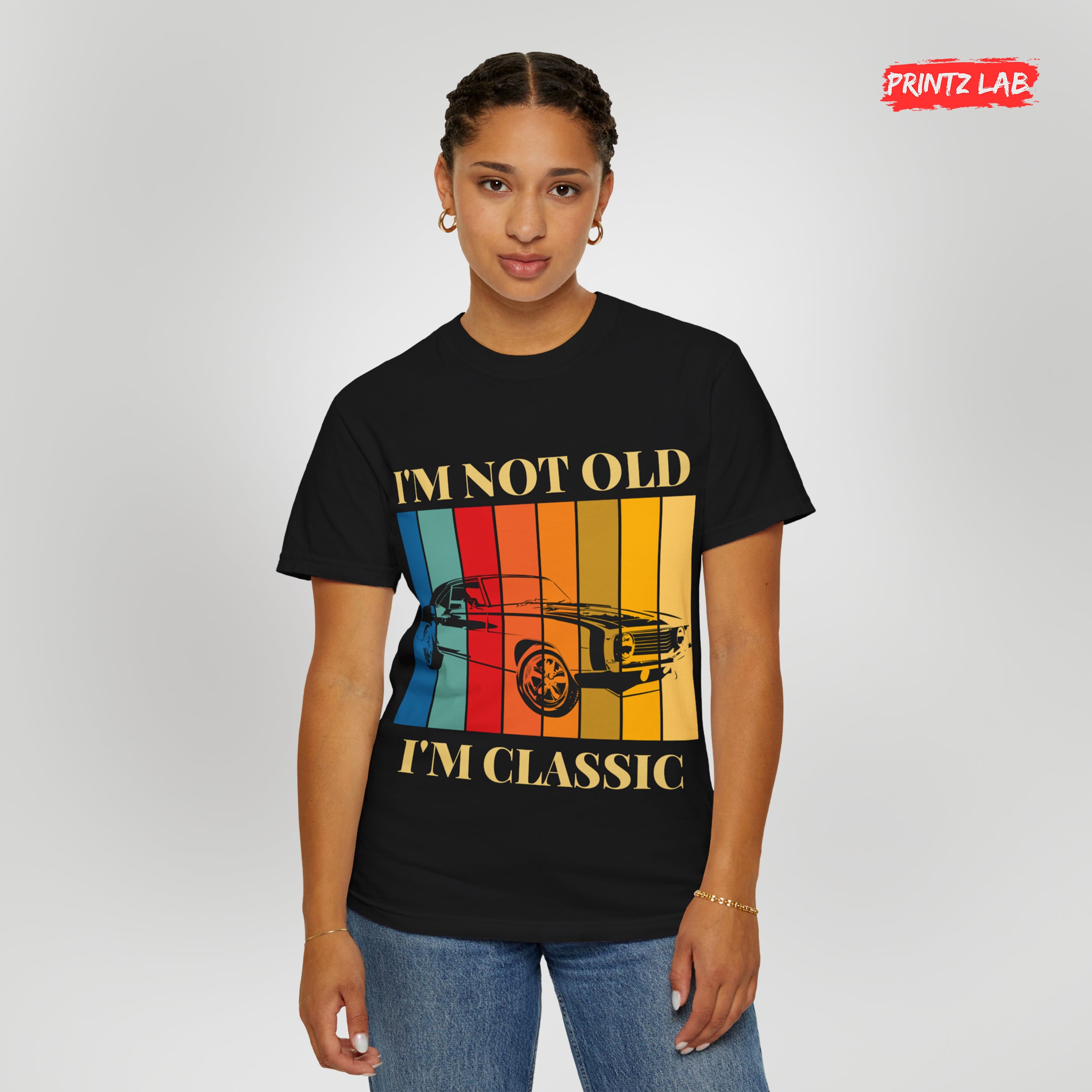 Classic Car Unisex Tee - "I'm Not Old, I'm Classic"