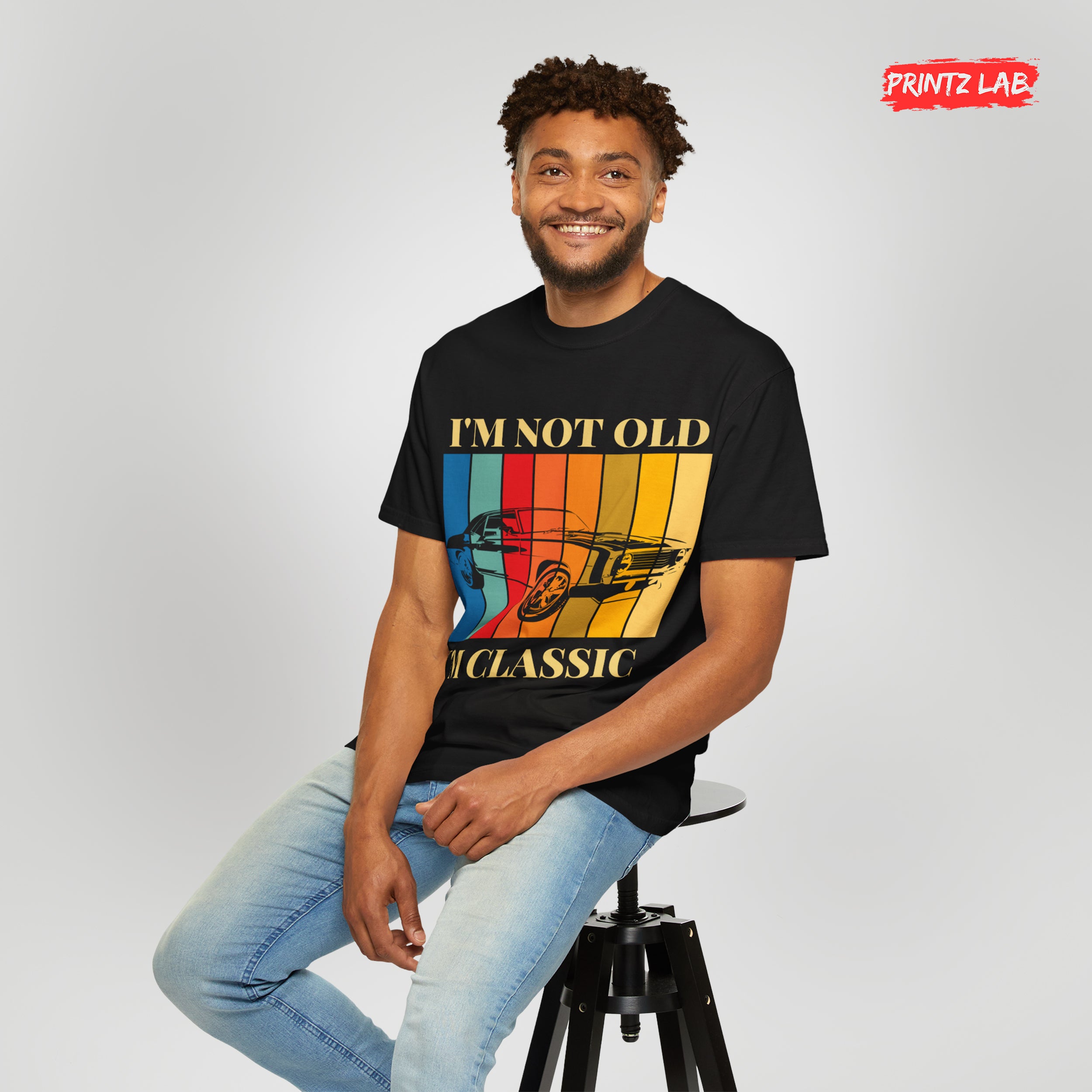 Classic Car Unisex Tee - "I'm Not Old, I'm Classic"