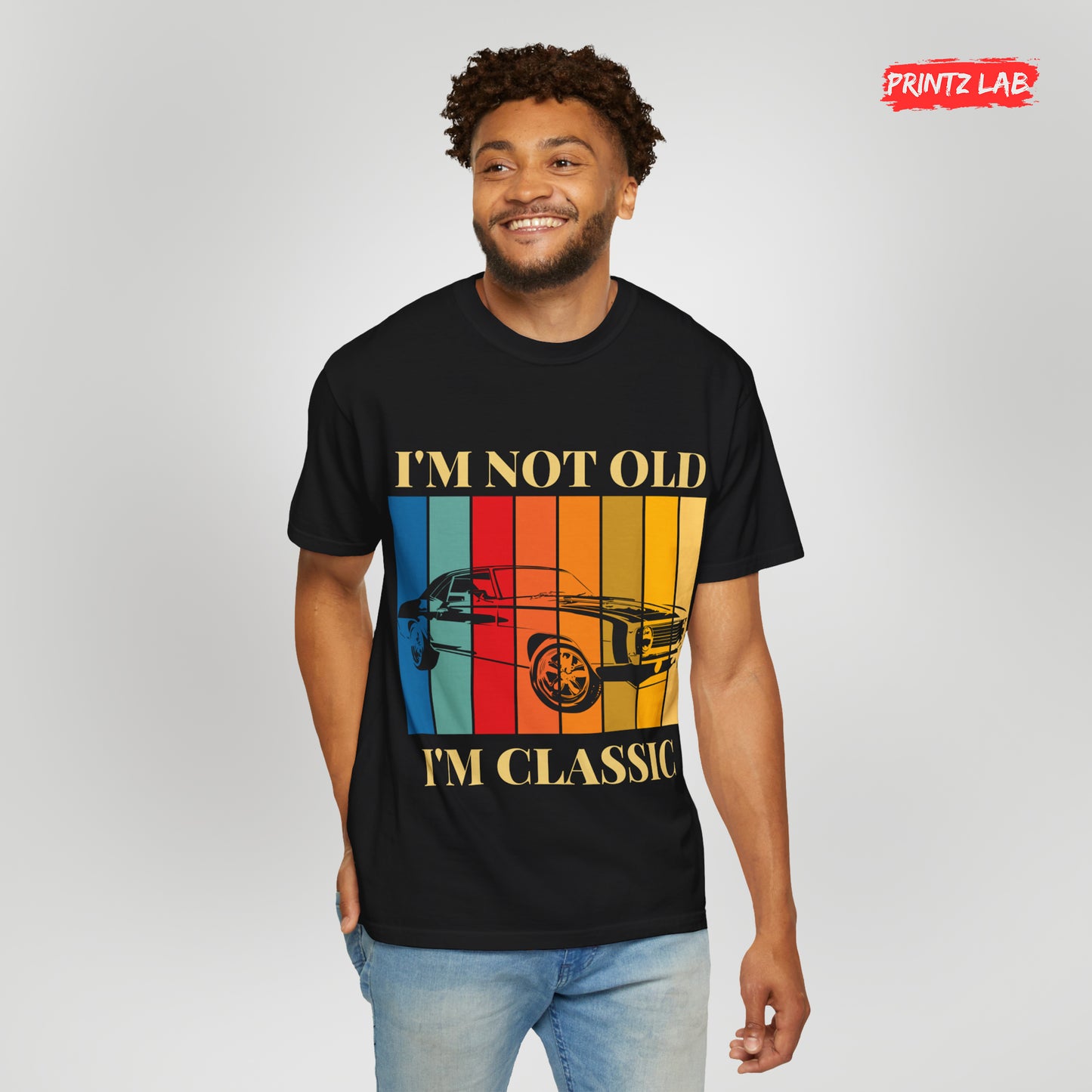 Classic Car Unisex Tee - "I'm Not Old, I'm Classic"